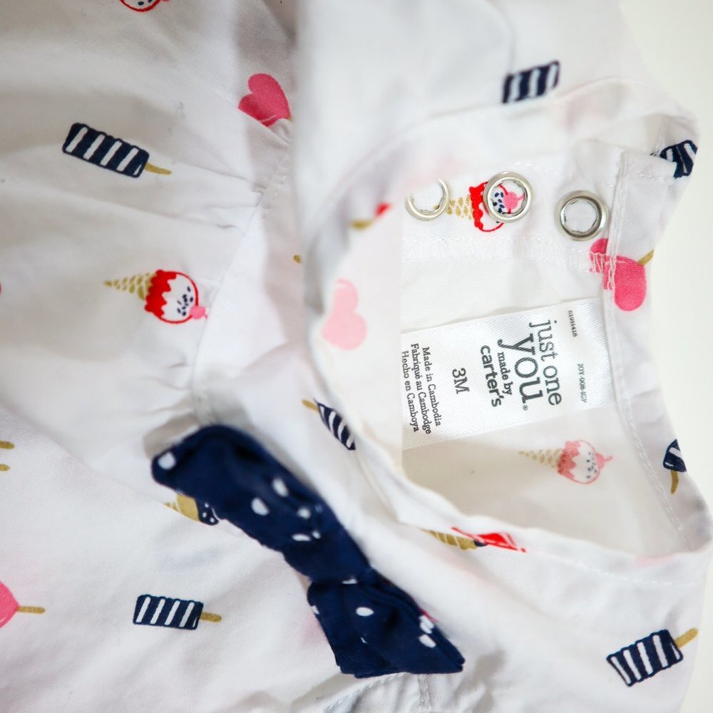 Carter's Blue, Red, and White Nautical two-piece set for baby - Picture 7 of 7